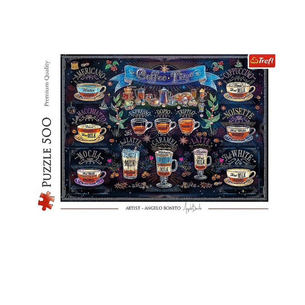 Trefl Puzzle 500pcs Coffee time